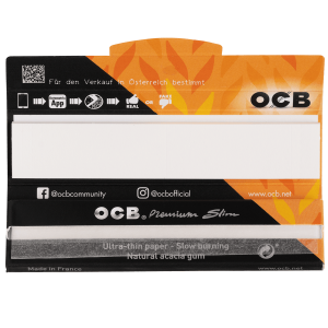 OCB Black | King Size Premium Slim + Filter Tips
