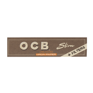 OCB Virgin | King Size Slim + Filtertips | Unbleached