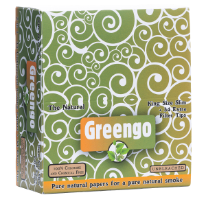 Greengo King Size Slim | Unbleached + Filtertips | 24er Box