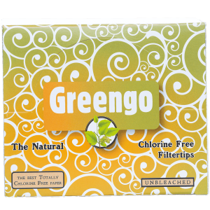 Greengo Filtertips | Unbleached | Display of 50