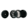 Black Leaf Alu Grinder | Screen | 50mm | Black