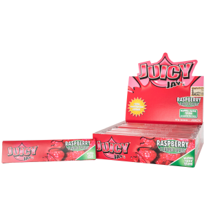 Juicy Jays | King Size | Raspberry | Box of 24