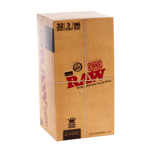Raw Cones | King Size 3 Stück | 32er Box