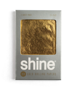 Shine Gold 1¼ Papers | Two Sheets | Box of 36