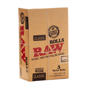 Roll's Dünn Organic Raw Rolls Hanf Blättchen Zum Drehen Packung 10 Rollen