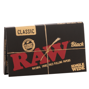 Raw Black | Single Wide Double Feed | Box of 25