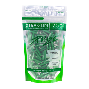 Purize Active Carbon Filters | Xtra Slim | 250 Pcs. | Green