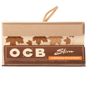 OCB Virgin | King Size Slim + Filter Tips | Rolling Kit | Box of 20