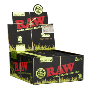Raw Black Organic King Size Slim | 50er Box