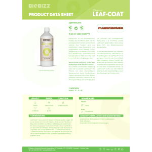 BioBizz Leaf-Coat | 0,5/1/5/10 liter Refill