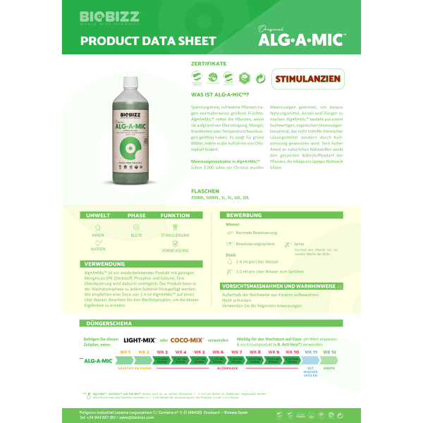 BioBizz Alg-A-Mic | 5l