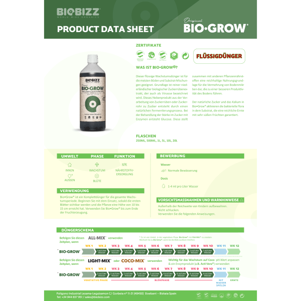 BioBizz Bio-Grow | 1l