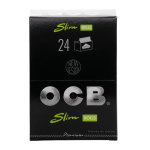 OCB Black | Rolls Premium Slim | Box of 24