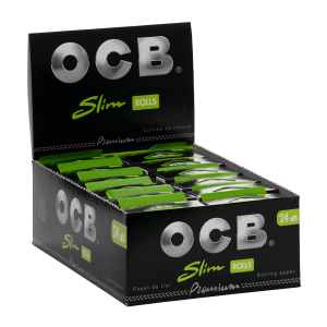 OCB Black | Rolls Premium Slim | 24er Box