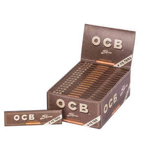 OCB Virgin | King Size Slim + Filtertips | Unbleached | 32er Box