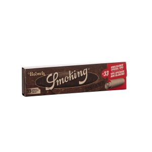Smoking Brown | King Size + Filter Tips | Box of 24