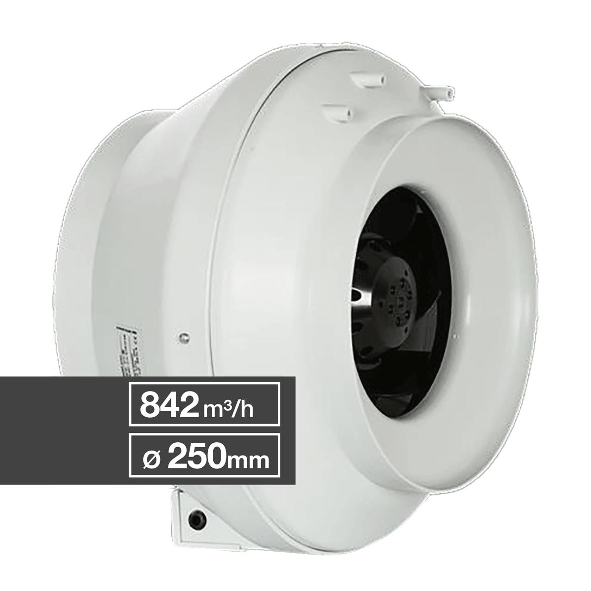 RVK 08-355-020 Sileo 150E2-L Ventilatore Estrattore, Portata 720 M³/h, Basso Consumo, Silenzioso, Prodotto In Germania